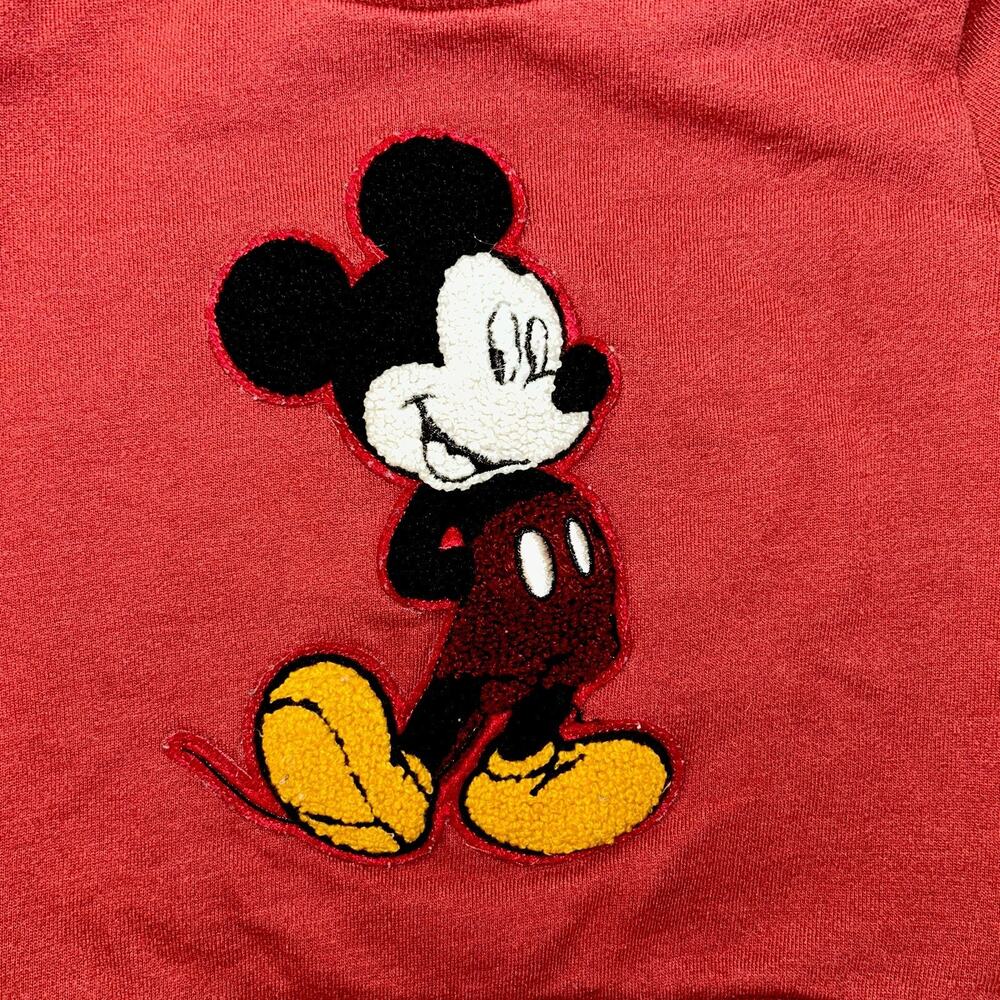 Disney Junior Mickey Mouse Toddler Sweatshirt Size 2T Red Graphic Print Pullover